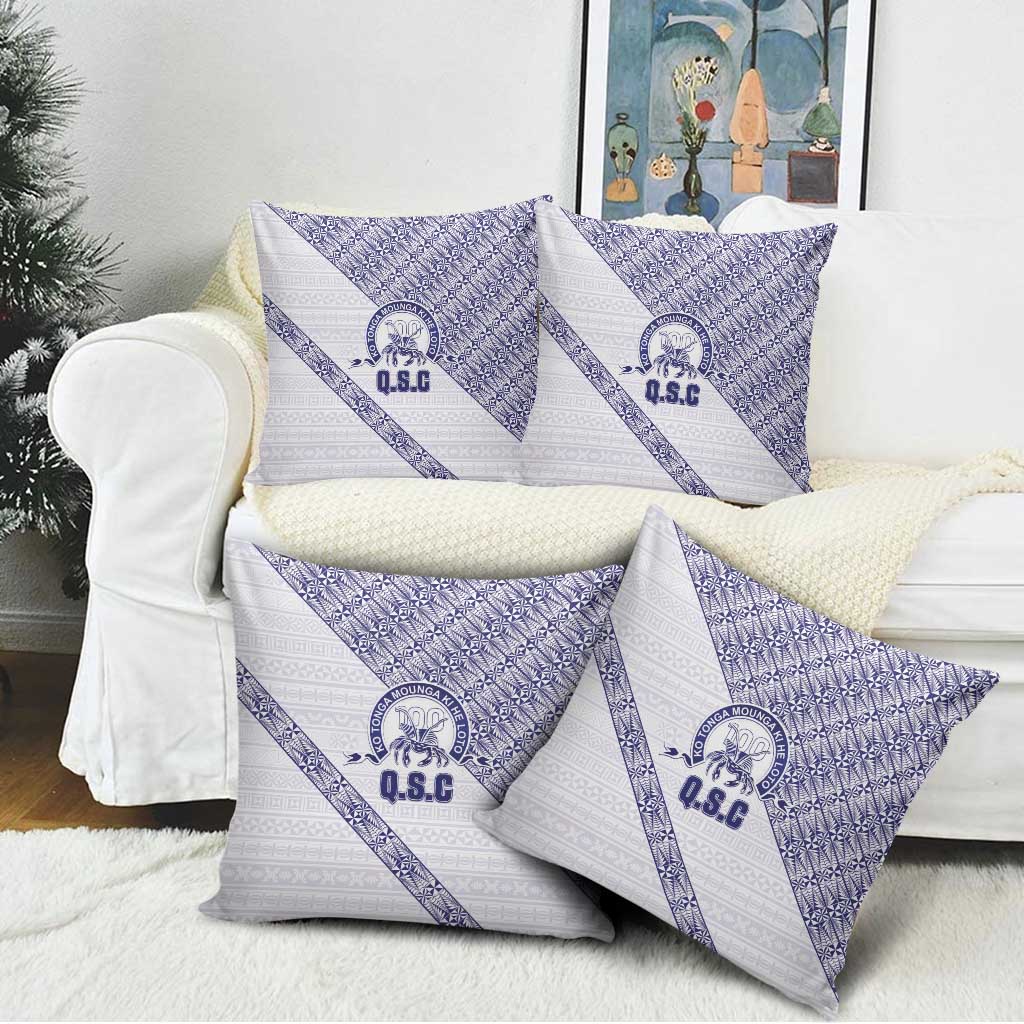 Tonga Queen Salote College Pillow Cover 100 Years Anniversary White Color