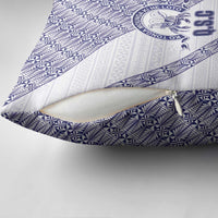 Tonga Queen Salote College Pillow Cover 100 Years Anniversary White Color