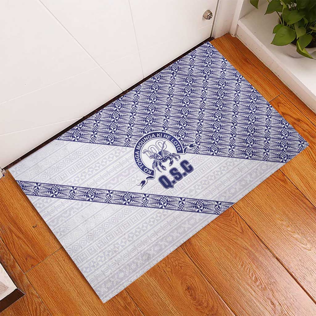Tonga Queen Salote College Rubber Doormat 100 Years Anniversary White Color