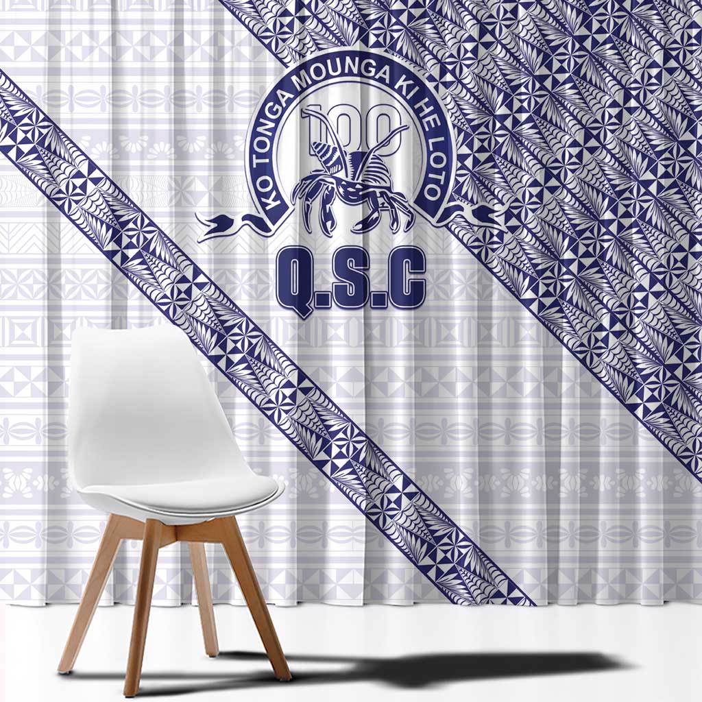 Tonga Queen Salote College Window Curtain 100 Years Anniversary White Color