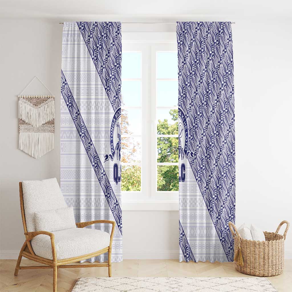 Tonga Queen Salote College Window Curtain 100 Years Anniversary White Color