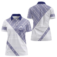 Tonga Queen Salote College Women Polo Shirt 100 Years Anniversary White Color LT05 - Polynesian Pride
