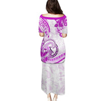 Polynesia Paisley Family Matching Puletasi and Hawaiian Shirt Mix Pink Polynesian Pattern LT05 - Polynesian Pride