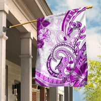 Polynesia Paisley Garden Flag Mix Pink Polynesian Pattern