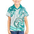 Polynesia Paisley Kid Hawaiian Shirt Mix Teal Polynesian Pattern LT05 Kid Teal - Polynesian Pride