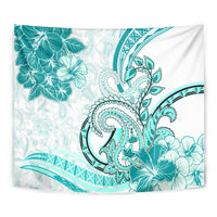 Polynesia Paisley Tapestry Mix Teal Polynesian Pattern