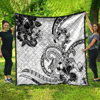 Polynesia Paisley Quilt Mix White Polynesian Pattern