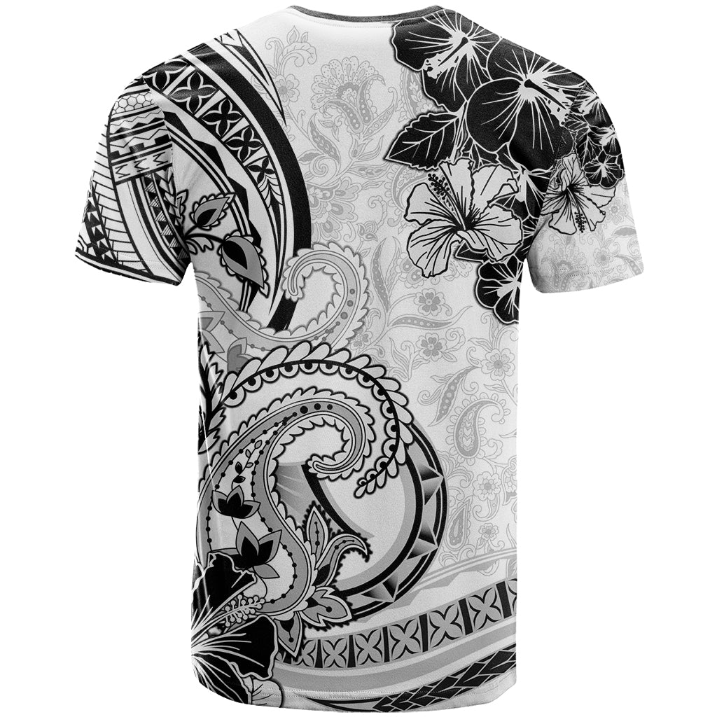 Polynesia Paisley T Shirt Mix White Polynesian Pattern LT05 - Polynesian Pride