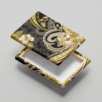 Polynesia Paisley Canvas Wall Art Mix Gold Polynesian Pattern