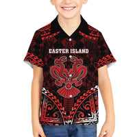 Personalised Easter Island Family Matching Summer Maxi Dress and Hawaiian Shirt Polynesian Pattern Emblem