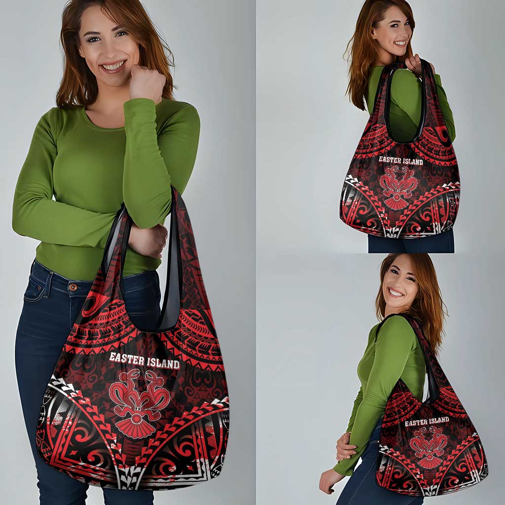 Easter Island Grocery Bag Polynesian Pattern Emblem