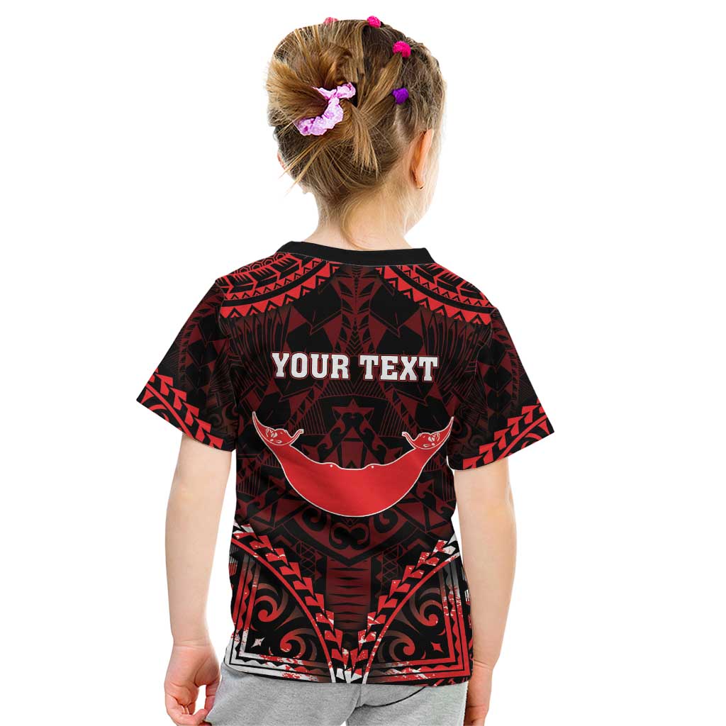 Personalised Easter Island Kid T Shirt Polynesian Pattern Emblem