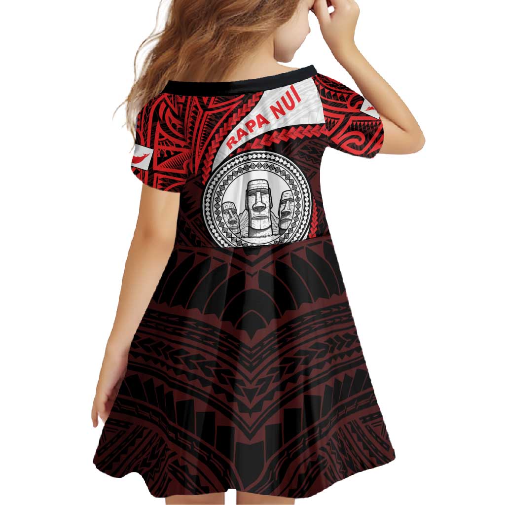 Easter Island Family Matching Off Shoulder Maxi Dress and Hawaiian Shirt Moai Statues Polynesian Style LT05 - Polynesian Pride