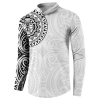 New Zealand Aotearoa Button Sweatshirt Maori Te Mata O Rongokako LT05 - Polynesian Pride