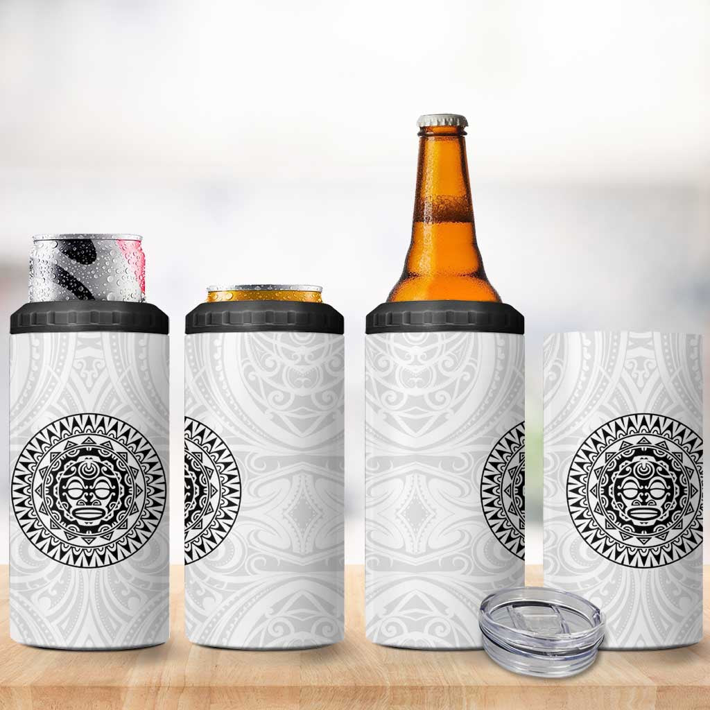 New Zealand Aotearoa 4 in 1 Can Cooler Tumbler Maori Te Mata O Rongokako LT05 - Polynesian Pride