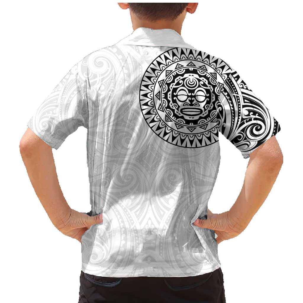 New Zealand Aotearoa Family Matching Mermaid Dress and Hawaiian Shirt Maori Te Mata O Rongokako LT05 - Polynesian Pride