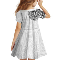 New Zealand Aotearoa Family Matching Off The Shoulder Long Sleeve Dress and Hawaiian Shirt Maori Te Mata O Rongokako LT05 - Polynesian Pride