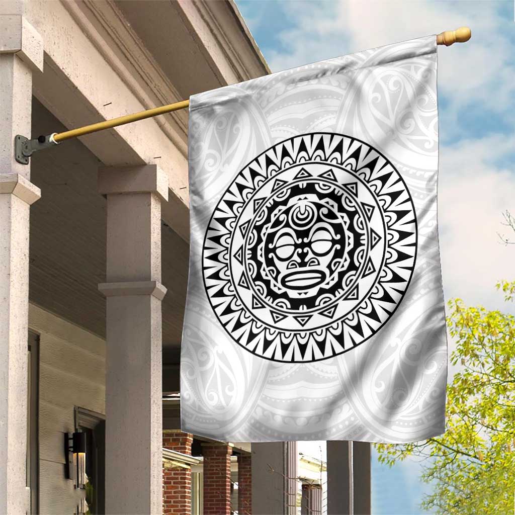 New Zealand Aotearoa Garden Flag Maori Te Mata O Rongokako LT05 House Flag White - Polynesian Pride