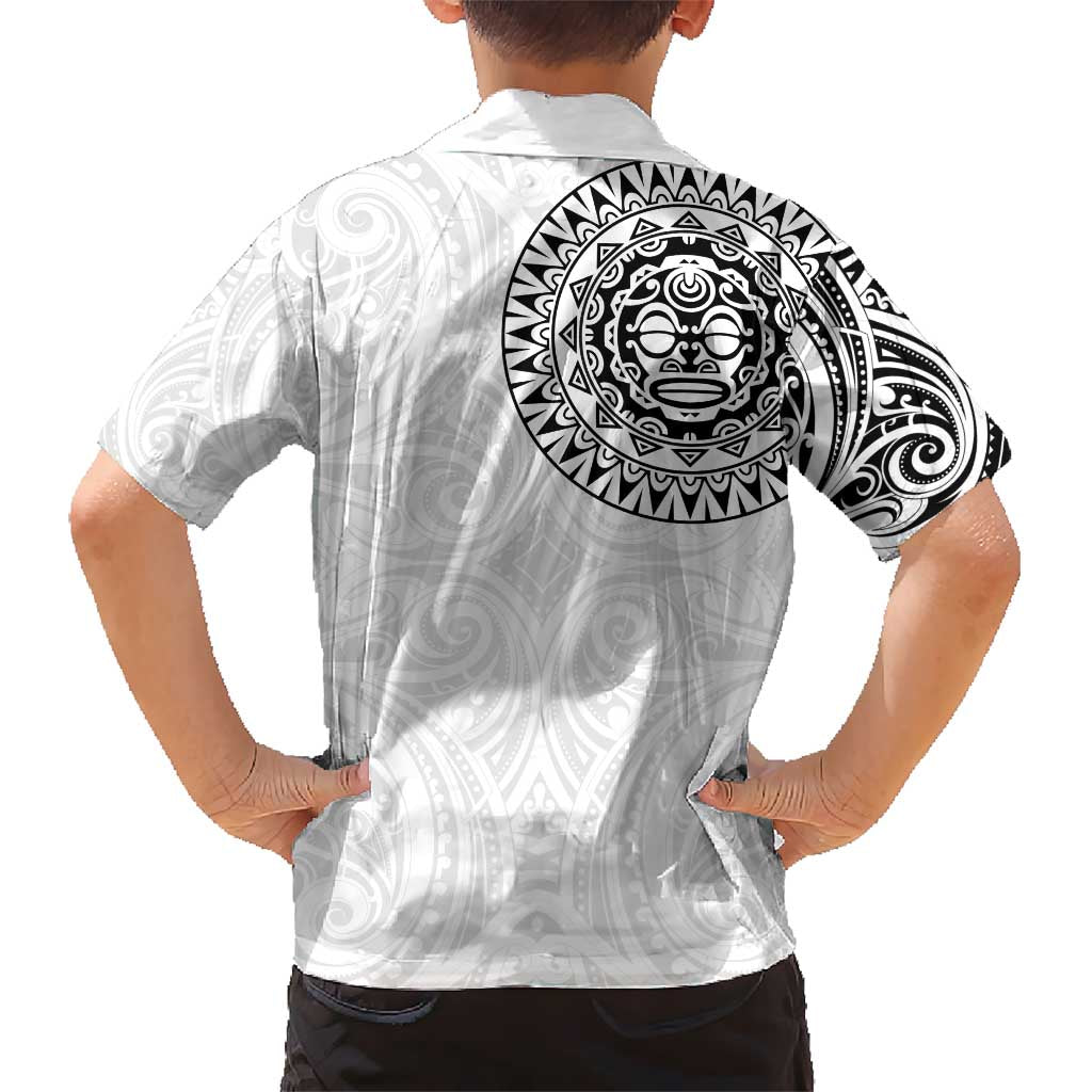 New Zealand Aotearoa Kid Hawaiian Shirt Maori Te Mata O Rongokako LT05 - Polynesian Pride
