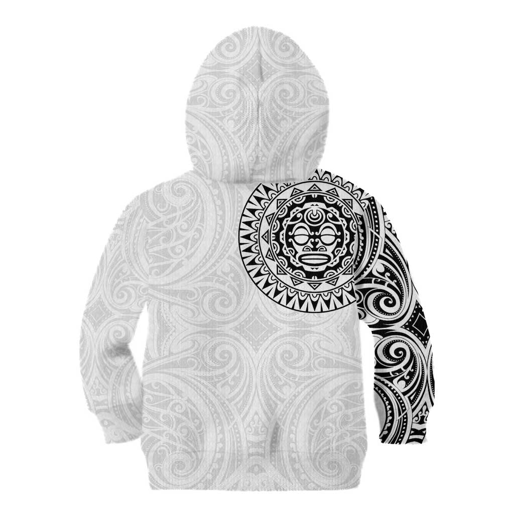 New Zealand Aotearoa Kid Hoodie Maori Te Mata O Rongokako LT05 - Polynesian Pride