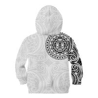New Zealand Aotearoa Kid Hoodie Maori Te Mata O Rongokako LT05 - Polynesian Pride