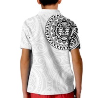 New Zealand Aotearoa Kid Polo Shirt Maori Te Mata O Rongokako LT05 - Polynesian Pride