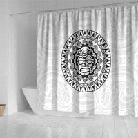 New Zealand Aotearoa Shower Curtain Maori Te Mata O Rongokako LT05 - Polynesian Pride