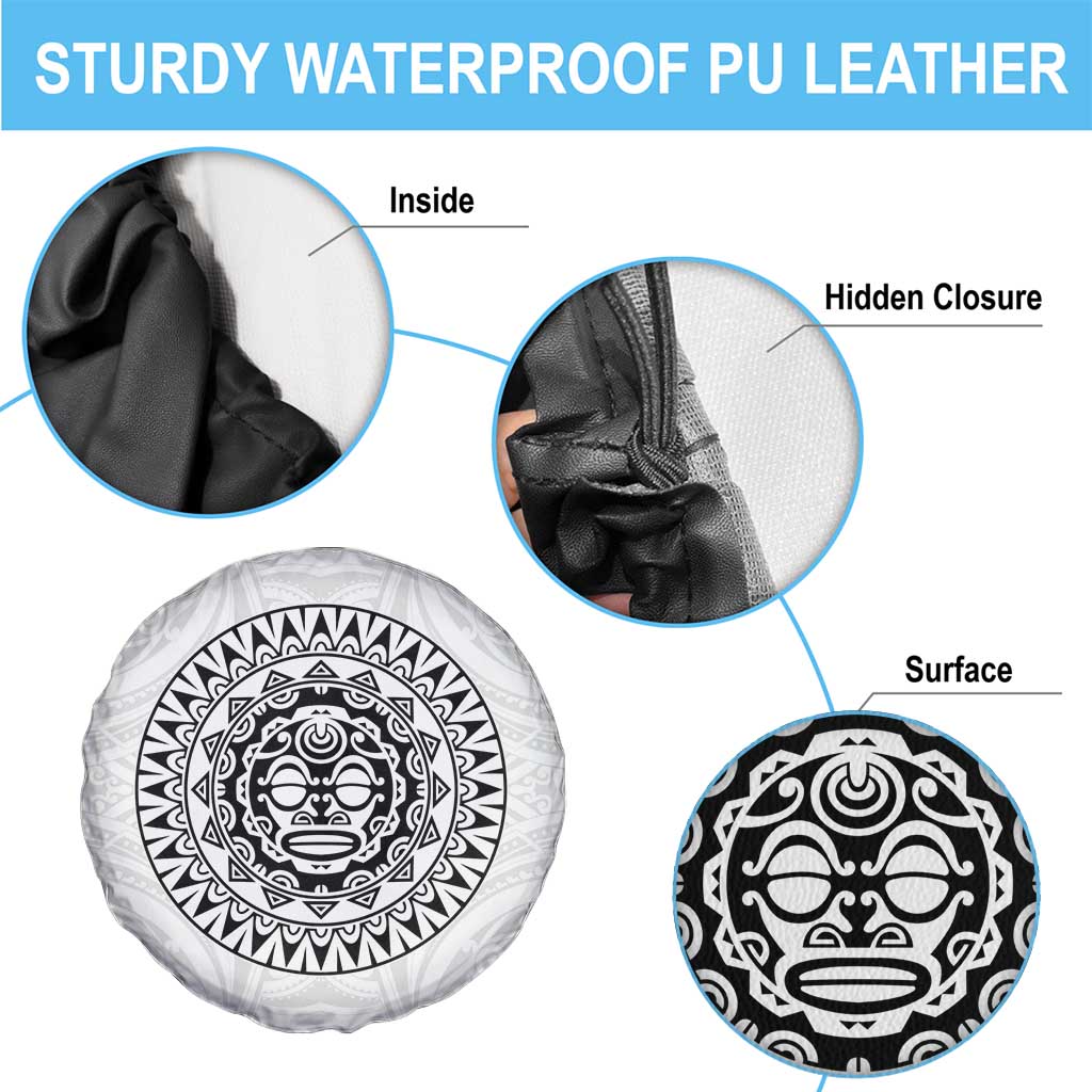 New Zealand Aotearoa Spare Tire Cover Maori Te Mata O Rongokako LT05 - Polynesian Pride