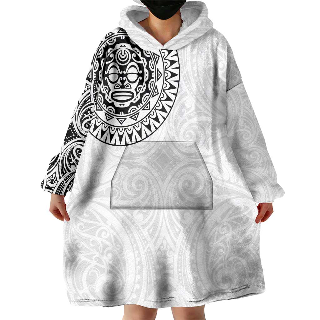 New Zealand Aotearoa Wearable Blanket Hoodie Maori Te Mata O Rongokako LT05 - Polynesian Pride