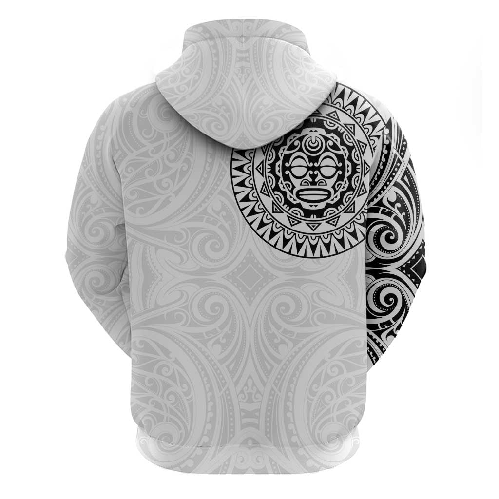 New Zealand Aotearoa Zip Hoodie Maori Te Mata O Rongokako LT05 - Polynesian Pride