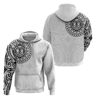 New Zealand Aotearoa Zip Hoodie Maori Te Mata O Rongokako LT05 - Polynesian Pride