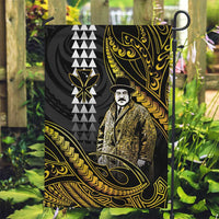 Hawaii Kuhio The Citizen Prince Garden Flag Gold Polynesian Tribal Tattoo