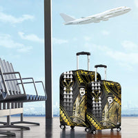 Hawaii Kuhio The Citizen Prince Luggage Cover Gold Polynesian Tribal Tattoo