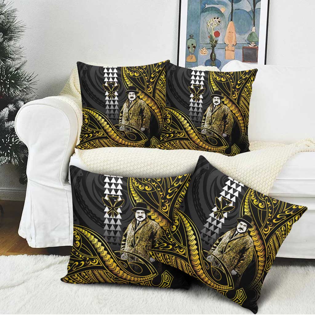 Hawaii Kuhio The Citizen Prince Pillow Cover Gold Polynesian Tribal Tattoo LT05 - Polynesian Pride