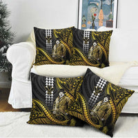 Hawaii Kuhio The Citizen Prince Pillow Cover Gold Polynesian Tribal Tattoo LT05 - Polynesian Pride