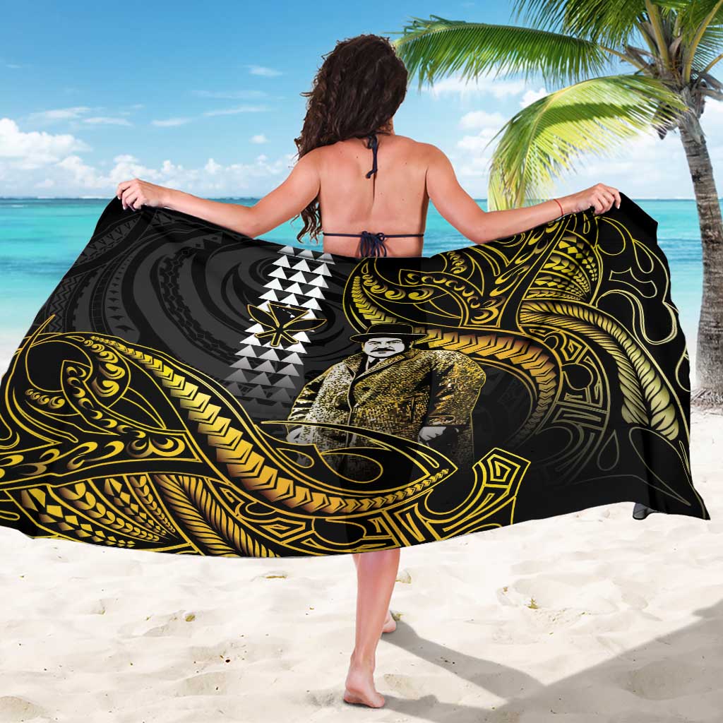 Hawaii Kuhio The Citizen Prince Sarong Gold Polynesian Tribal Tattoo
