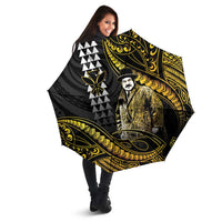 Hawaii Kuhio The Citizen Prince Umbrella Gold Polynesian Tribal Tattoo