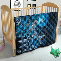 New Zealand Matariki Quilt Maori Koru With Humpback Whale Blue