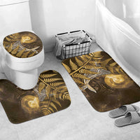 New Zealand Matariki Bathroom Set Maori Koru With Humpback Whale Gold