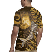 New Zealand Matariki Rugby Jersey Maori Koru With Humpback Whale Gold