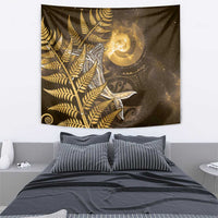New Zealand Matariki Tapestry Maori Koru With Humpback Whale Gold LT05 - Polynesian Pride