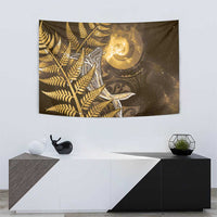 New Zealand Matariki Tapestry Maori Koru With Humpback Whale Gold LT05 - Polynesian Pride