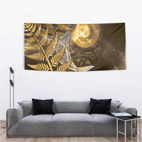 New Zealand Matariki Tapestry Maori Koru With Humpback Whale Gold LT05 - Polynesian Pride
