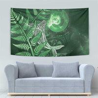 New Zealand Matariki Tapestry Maori Koru With Humpback Whale Green LT05 - Polynesian Pride