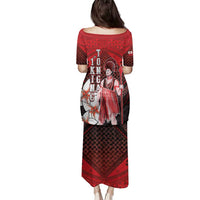 The First King Of Tonga Family Matching Puletasi and Hawaiian Shirt Tongan Pride LT05 - Polynesian Pride