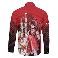 The First King Of Tonga Family Matching Short Sleeve Bodycon Dress and Hawaiian Shirt Tongan Pride LT05 - Polynesian Pride