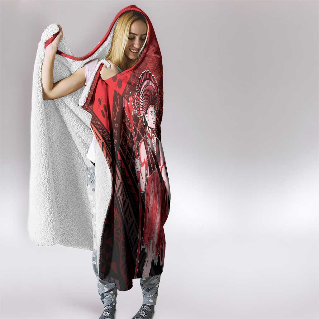 The First King Of Tonga Hooded Blanket Tongan Pride