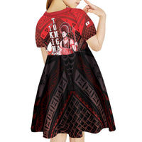 The First King Of Tonga Kid Short Sleeve Dress Tongan Pride