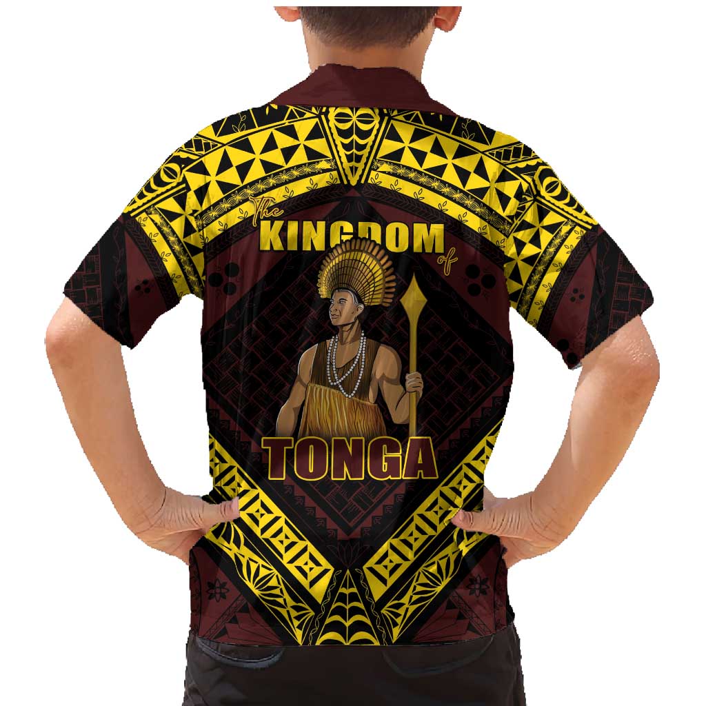 Tonga First King Family Matching Mermaid Dress and Hawaiian Shirt Ahoeitu Know Your Roots LT05 - Polynesian Pride