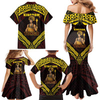 Tonga First King Family Matching Mermaid Dress and Hawaiian Shirt Ahoeitu Know Your Roots LT05 - Polynesian Pride